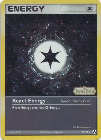 React Energy (82/92) (Stamped) [EX: Legend Maker] | Deep Dive Games St. Marys