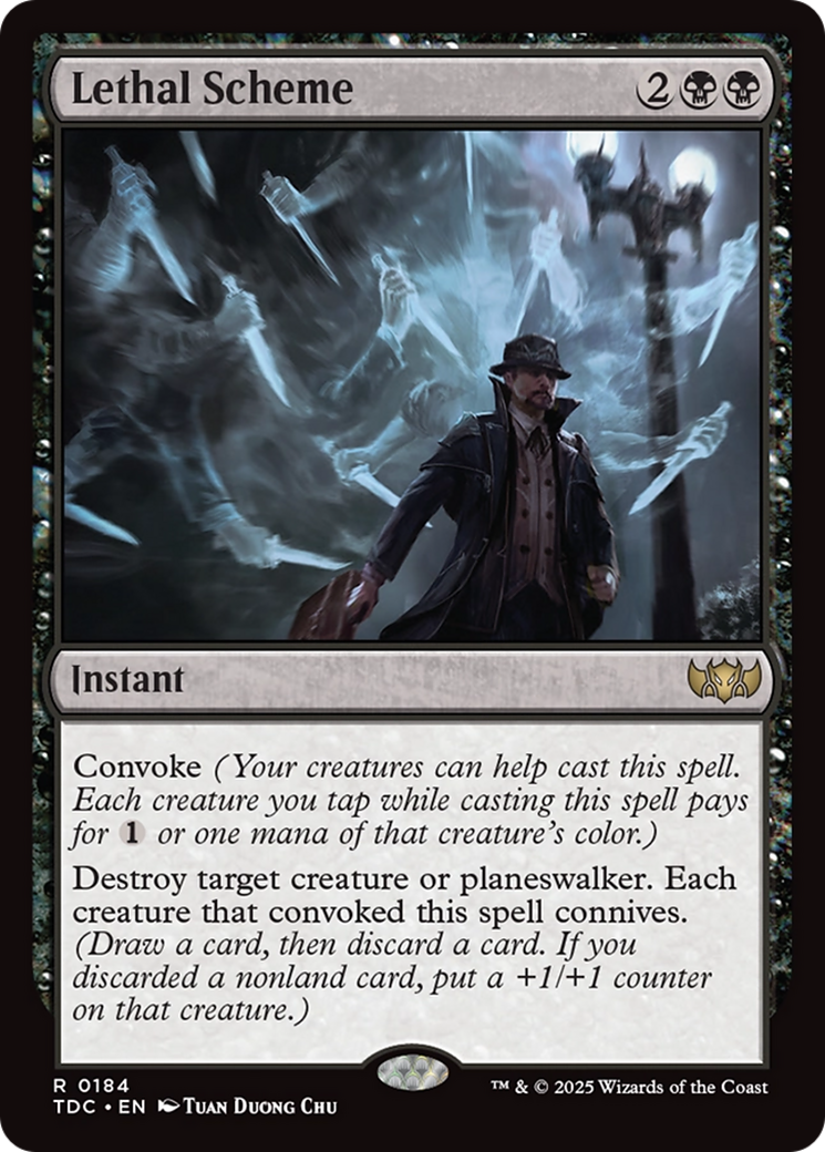 Lethal Scheme [Tarkir: Dragonstorm Commander] | Deep Dive Games St. Marys