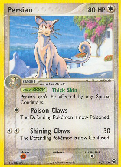 Persian (44/112) [EX: FireRed & LeafGreen] | Deep Dive Games St. Marys