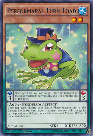 Performapal Turn Toad [MP15-EN066] Rare | Deep Dive Games St. Marys