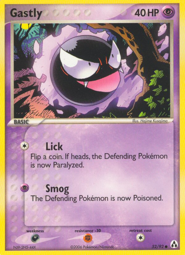 Gastly (52/92) [EX: Legend Maker] | Deep Dive Games St. Marys