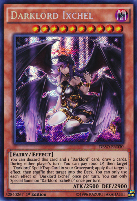 Darklord Ixchel [DESO-EN030] Secret Rare | Deep Dive Games St. Marys