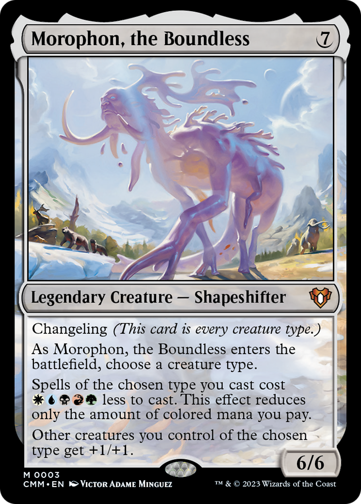 Morophon, the Boundless [Commander Masters] | Deep Dive Games St. Marys
