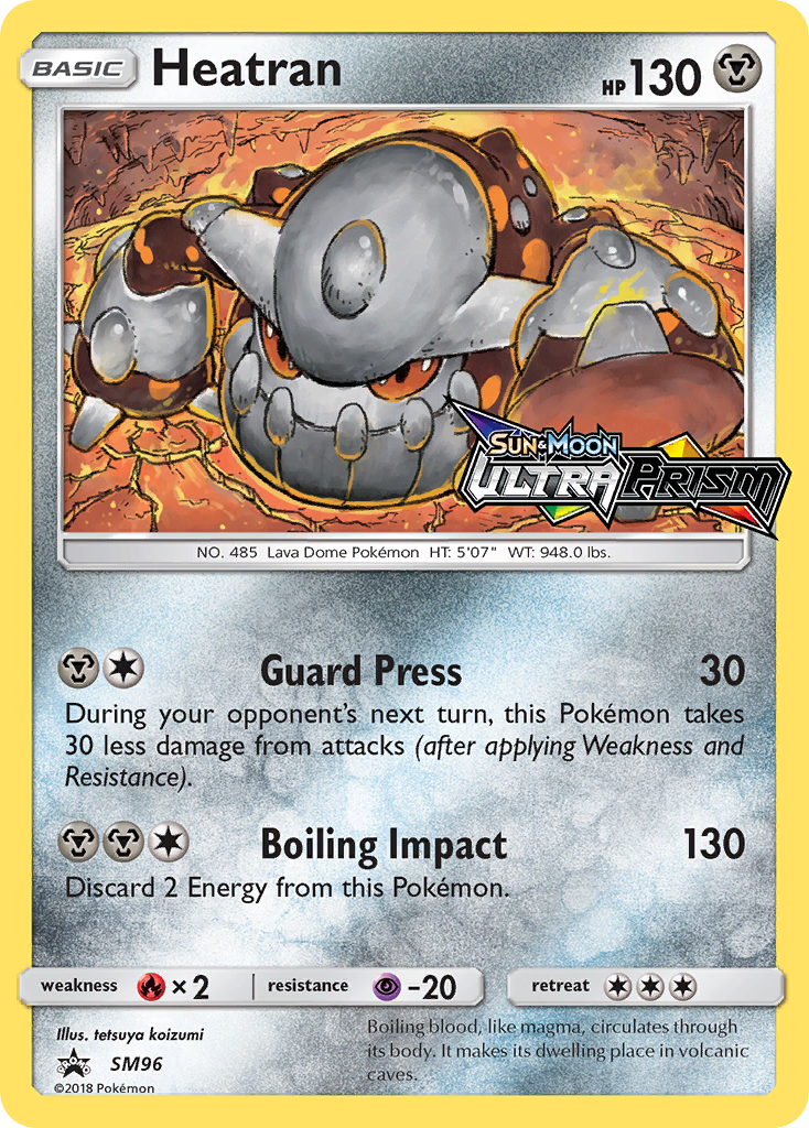 Heatran (SM96) [Sun & Moon: Black Star Promos] | Deep Dive Games St. Marys