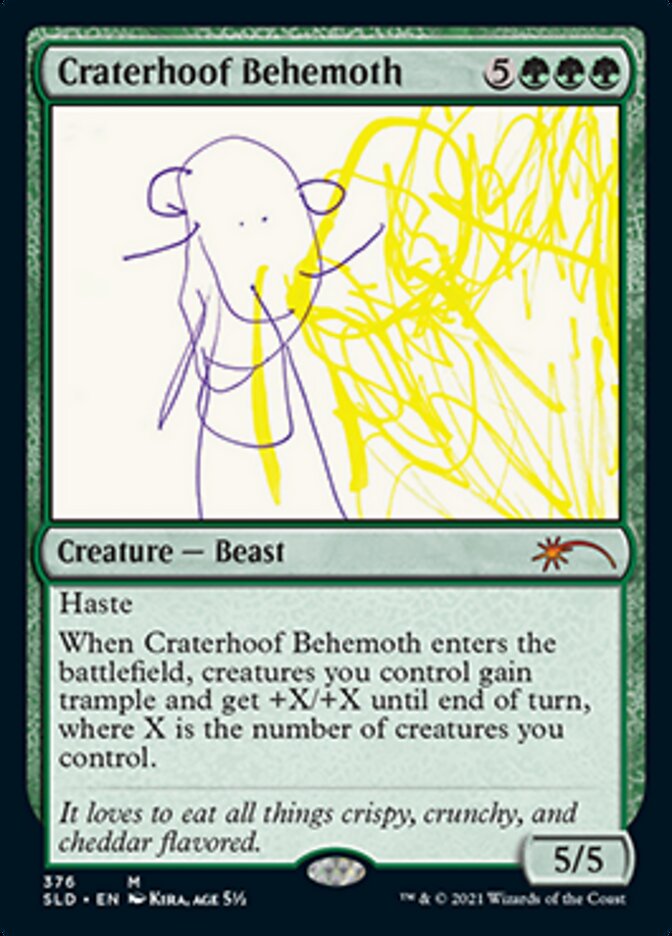 Craterhoof Behemoth (376) [Secret Lair Drop Series] | Deep Dive Games St. Marys