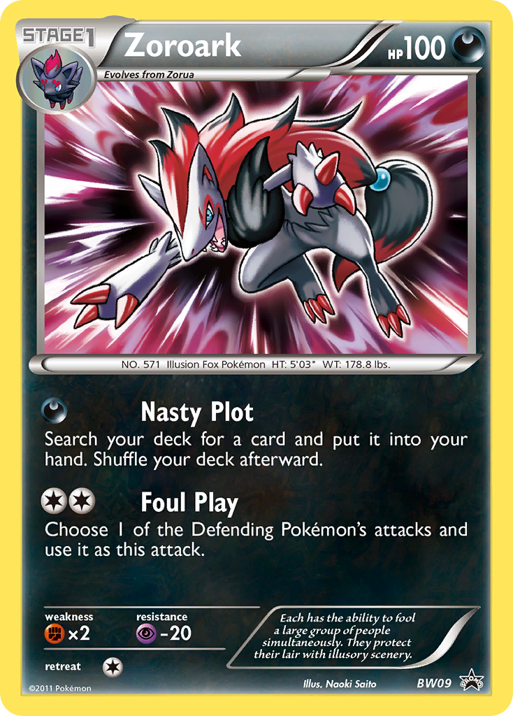 Zoroark (BW09) [Black & White: Black Star Promos] | Deep Dive Games St. Marys