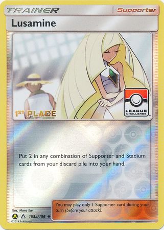 Lusamine (153a/156) (League Challenge Alt Art 1st Place) [Sun & Moon: Ultra Prism] | Deep Dive Games St. Marys