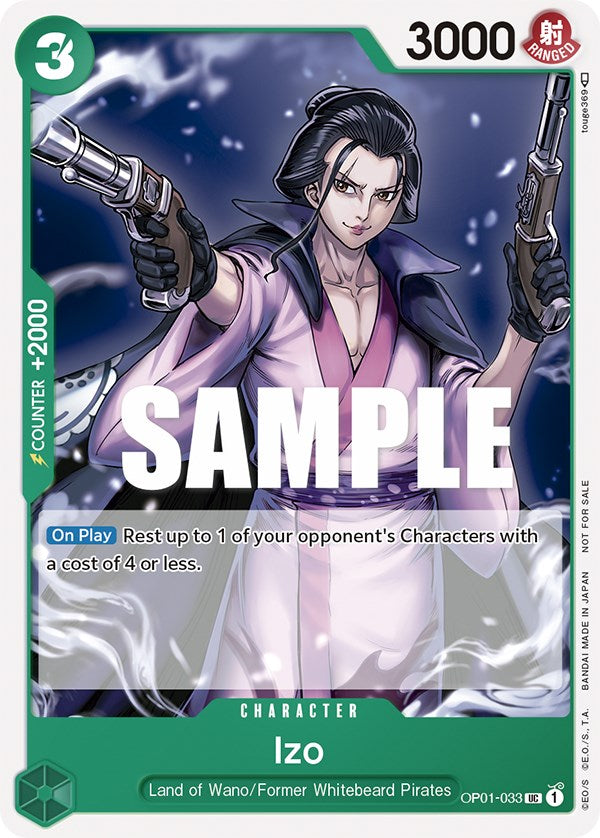 Izo (Tournament Pack Vol. 2) [One Piece Promotion Cards] | Deep Dive Games St. Marys