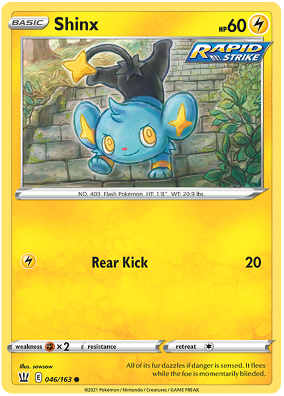 Shinx (046/163) [Sword & Shield: Battle Styles] | Deep Dive Games St. Marys