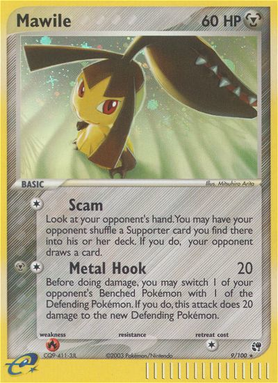 Mawile (9/100) [EX: Sandstorm] | Deep Dive Games St. Marys