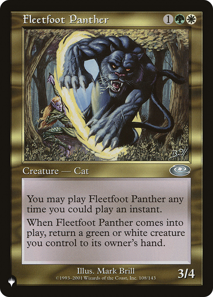 Fleetfoot Panther [The List] | Deep Dive Games St. Marys