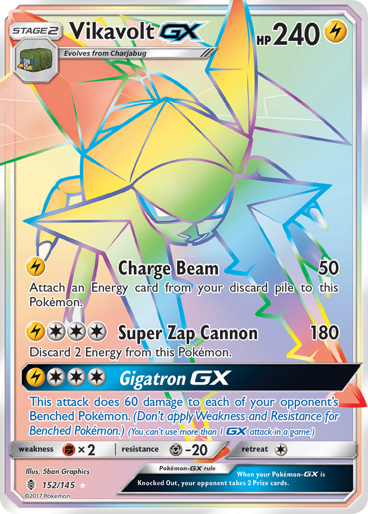 Vikavolt GX (152/145) [Sun & Moon: Guardians Rising] | Deep Dive Games St. Marys