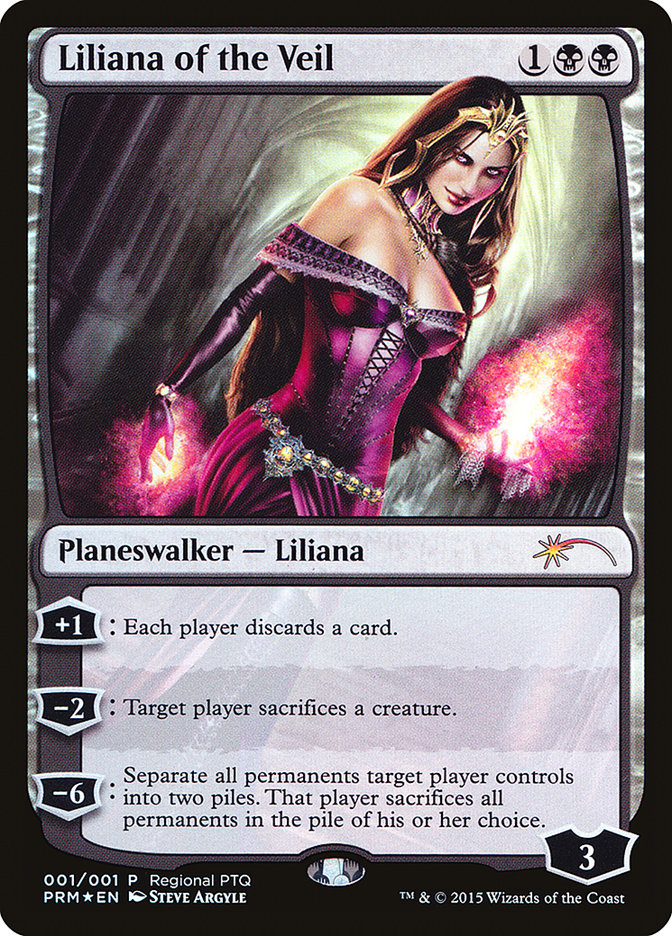 Liliana of the Veil (Regional PTQ) [Pro Tour Promos] | Deep Dive Games St. Marys