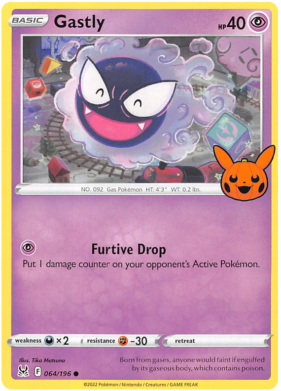 Gastly (064/196) [Trick or Trade 2023] | Deep Dive Games St. Marys