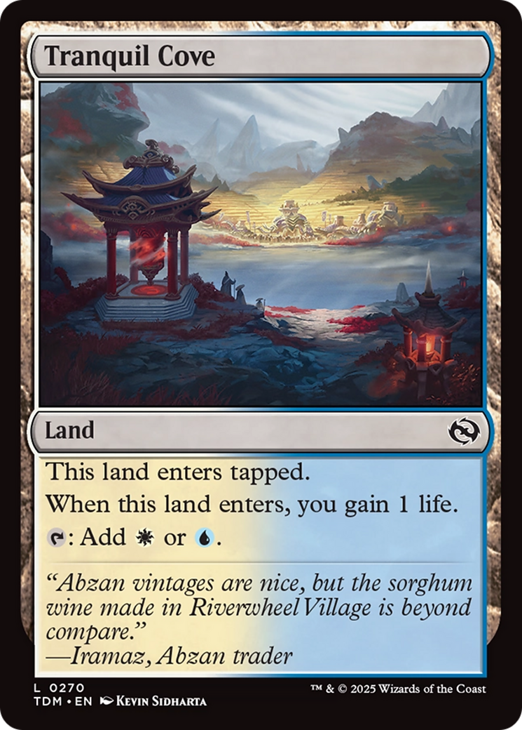 Tranquil Cove [Tarkir: Dragonstorm] | Deep Dive Games St. Marys