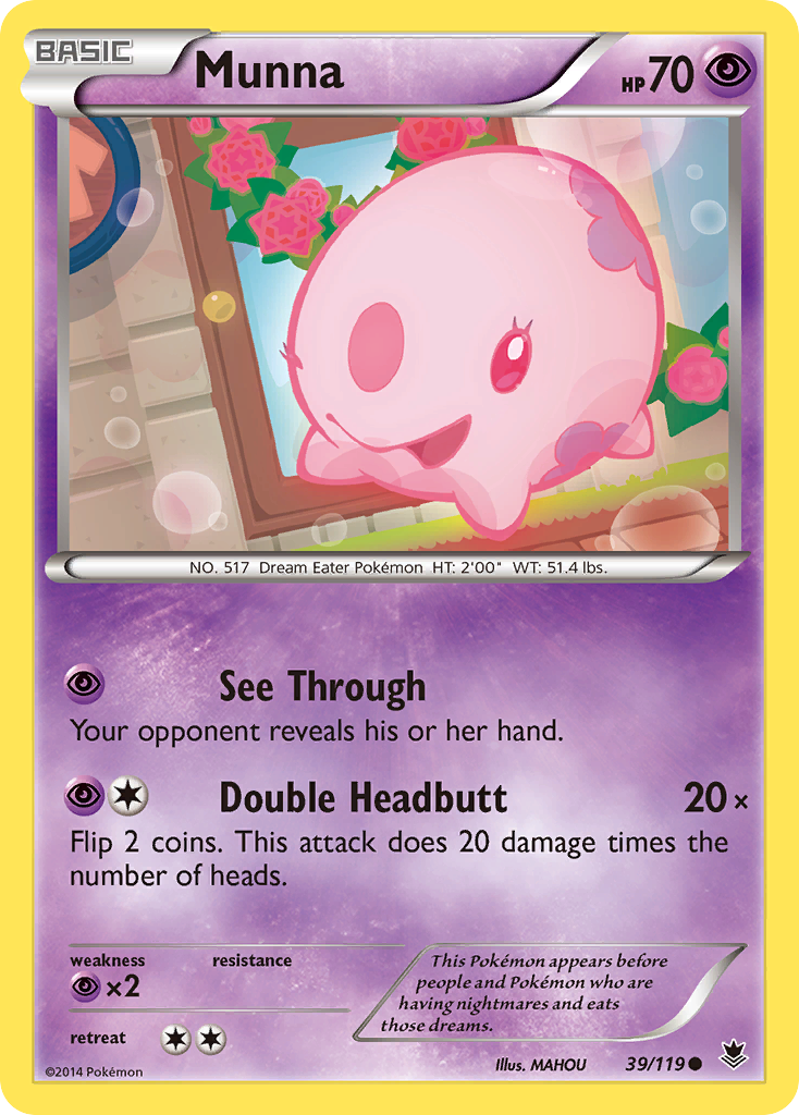 Munna (39/119) [XY: Phantom Forces] | Deep Dive Games St. Marys