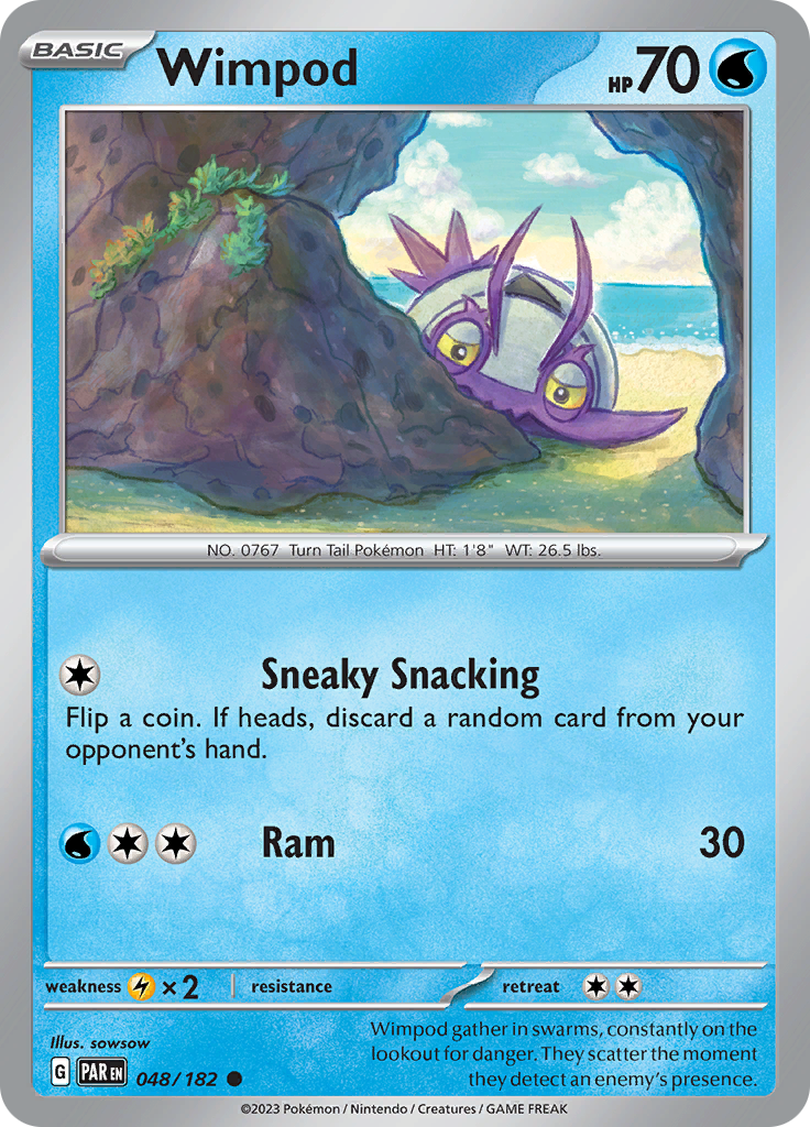 Wimpod (048/182) [Scarlet & Violet: Paradox Rift] | Deep Dive Games St. Marys