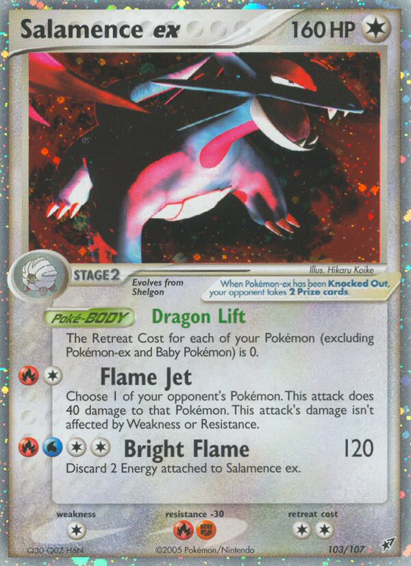 Salamence ex (103/107) [EX: Deoxys] | Deep Dive Games St. Marys