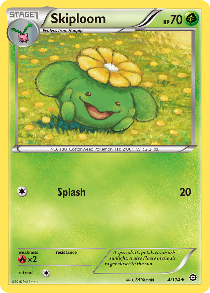 Skiploom (4/114) [XY: Steam Siege] | Deep Dive Games St. Marys