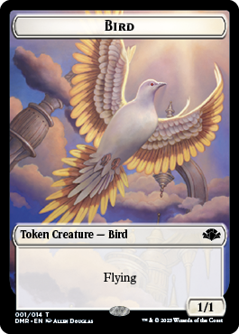 Bird Token [Dominaria Remastered Tokens] | Deep Dive Games St. Marys