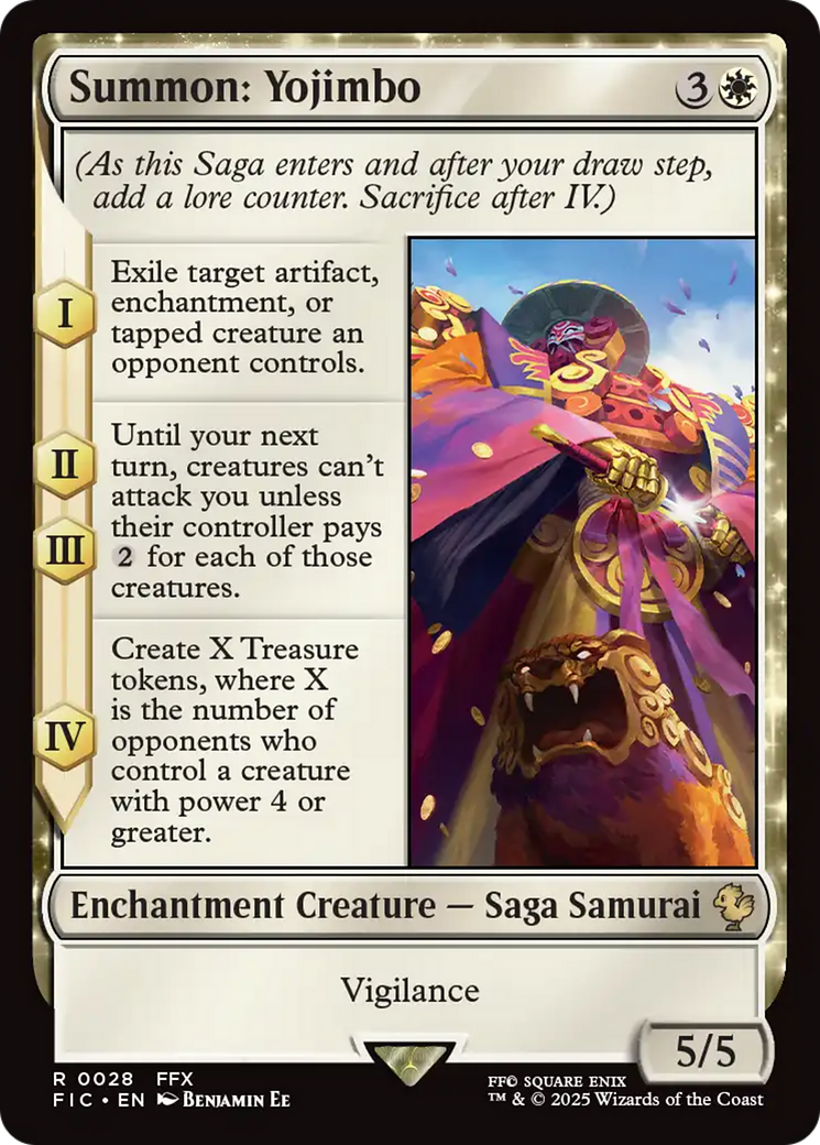 Summon: Yojimbo [FINAL FANTASY Commander] | Deep Dive Games St. Marys
