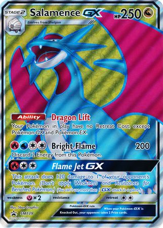 Salamence GX (SM139) (Jumbo Card) [Sun & Moon: Black Star Promos] | Deep Dive Games St. Marys