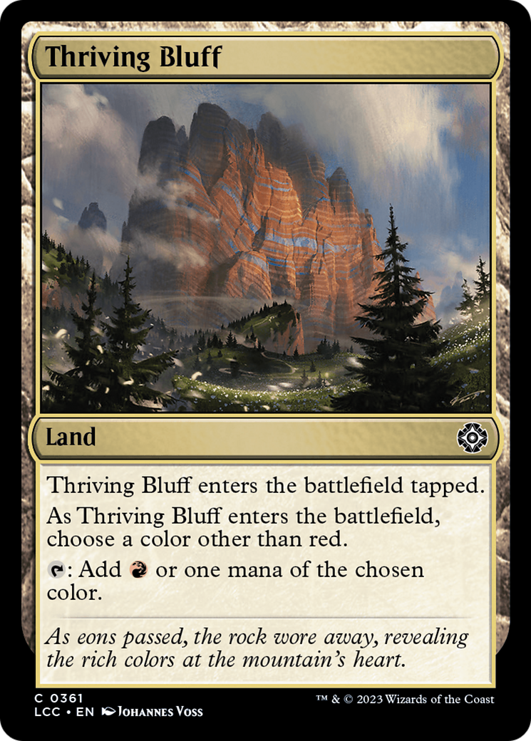 Thriving Bluff [The Lost Caverns of Ixalan Commander] | Deep Dive Games St. Marys