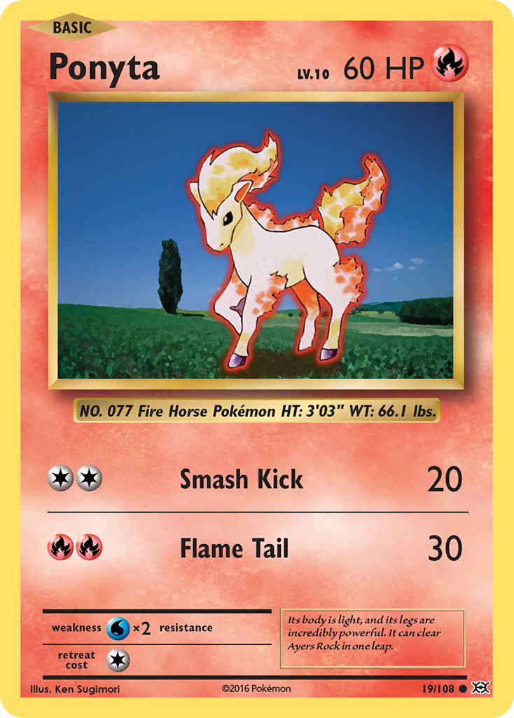 Ponyta (19/108) [XY: Evolutions] | Deep Dive Games St. Marys