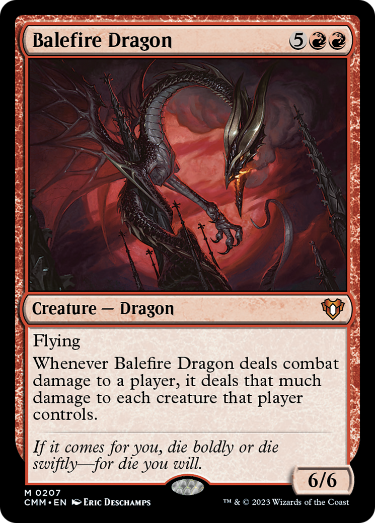 Balefire Dragon [Commander Masters] | Deep Dive Games St. Marys