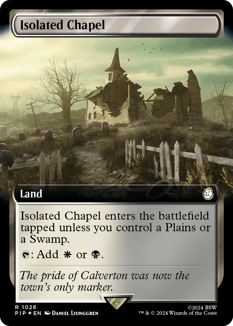 Isolated Chapel (Extended Art) (Surge Foil) [Fallout] | Deep Dive Games St. Marys