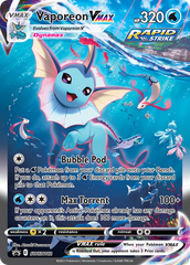 Vaporeon VMAX (SWSH182) (Jumbo Card) [Sword & Shield: Black Star Promos] | Deep Dive Games St. Marys