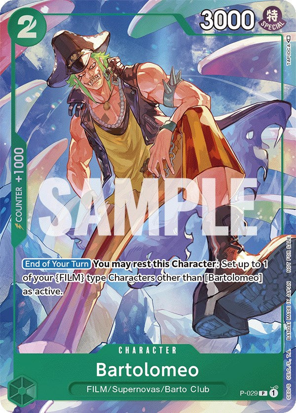 Bartolomeo (Event Pack Vol. 1) [One Piece Promotion Cards] | Deep Dive Games St. Marys