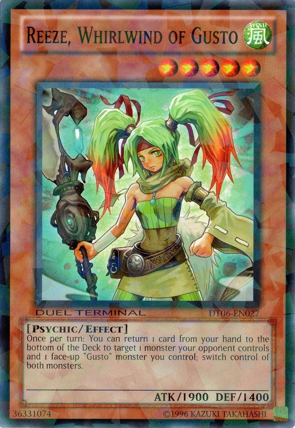 Reeze, Whirlwind of Gusto [DT06-EN027] Common | Deep Dive Games St. Marys