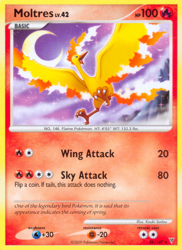 Moltres (36/147) [Platinum: Supreme Victors] | Deep Dive Games St. Marys