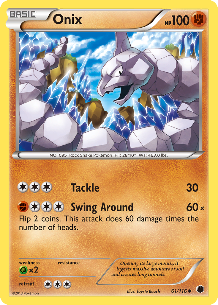 Onix (61/116) [Black & White: Plasma Freeze] | Deep Dive Games St. Marys