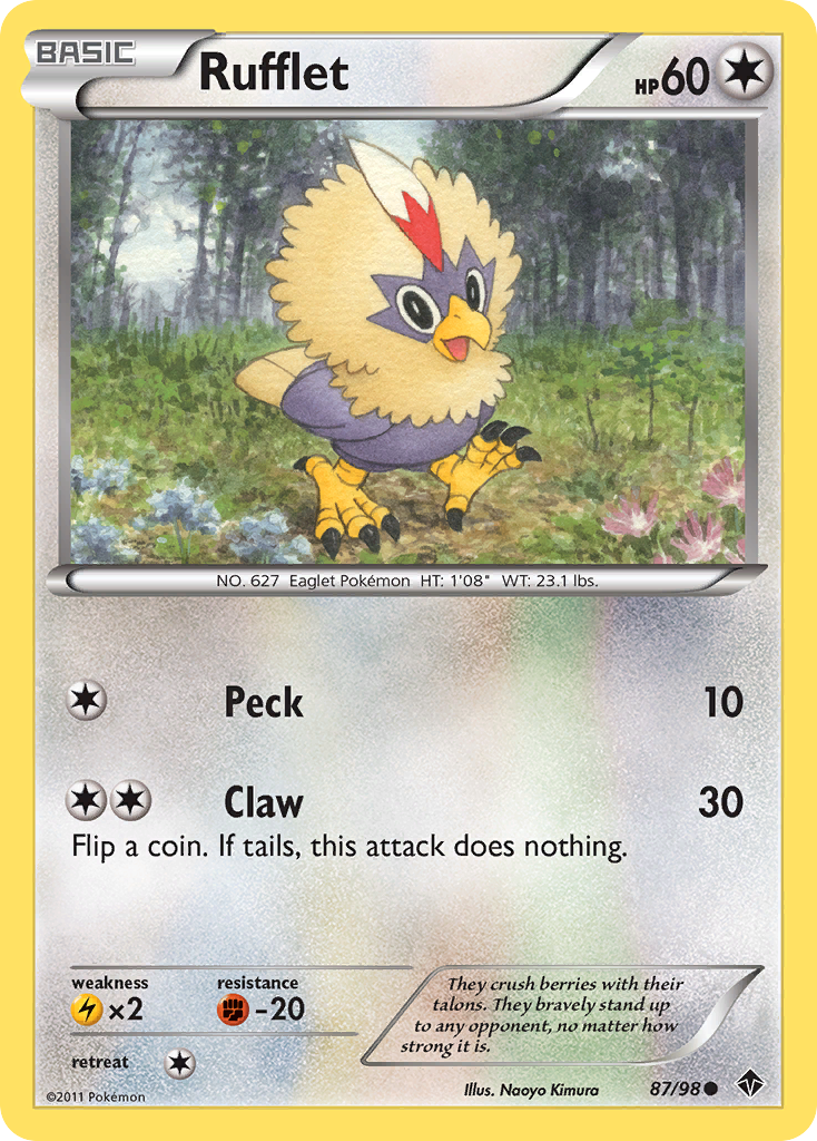 Rufflet (87/98) [Black & White: Emerging Powers] | Deep Dive Games St. Marys