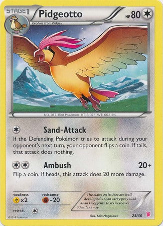 Pidgeotto (23/30) [XY: Trainer Kit 1 - Wigglytuff] | Deep Dive Games St. Marys