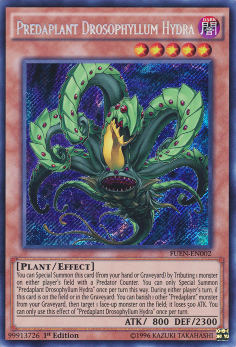 Predaplant Drosophyllum Hydra [FUEN-EN002] Secret Rare | Deep Dive Games St. Marys