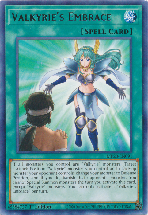 Valkyrie's Embrace [MP20-EN091] Rare | Deep Dive Games St. Marys