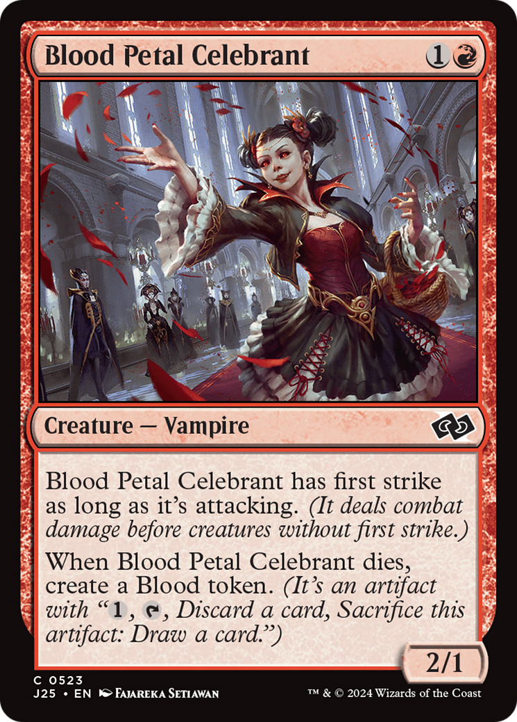 Blood Petal Celebrant [Foundations Jumpstart] | Deep Dive Games St. Marys