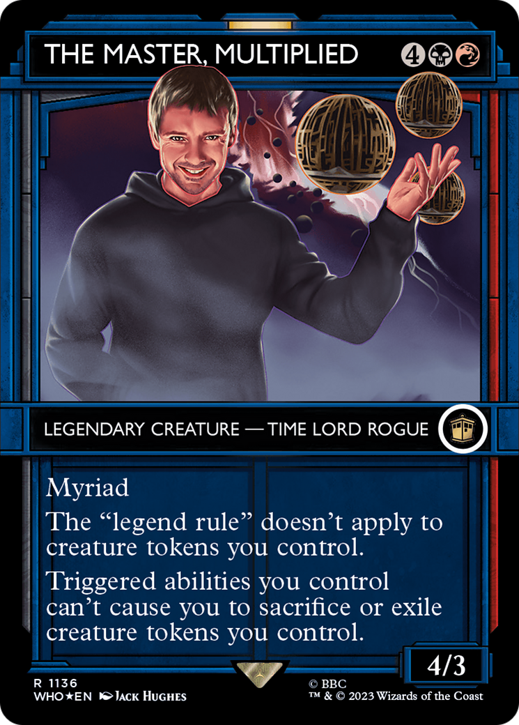 The Master, Multiplied (Showcase) (Surge Foil) [Doctor Who] | Deep Dive Games St. Marys
