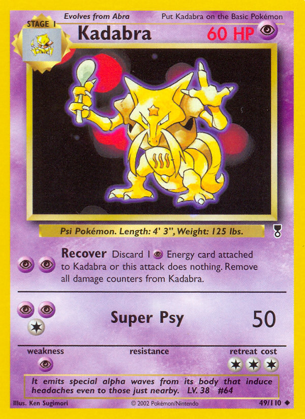 Kadabra (49/110) [Legendary Collection] | Deep Dive Games St. Marys