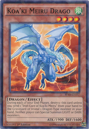 Koa'ki Meiru Drago [BP03-EN057] Shatterfoil Rare | Deep Dive Games St. Marys