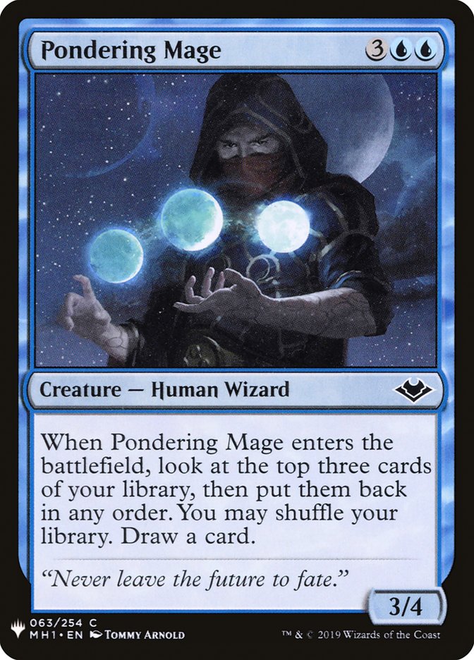 Pondering Mage [Mystery Booster] | Deep Dive Games St. Marys