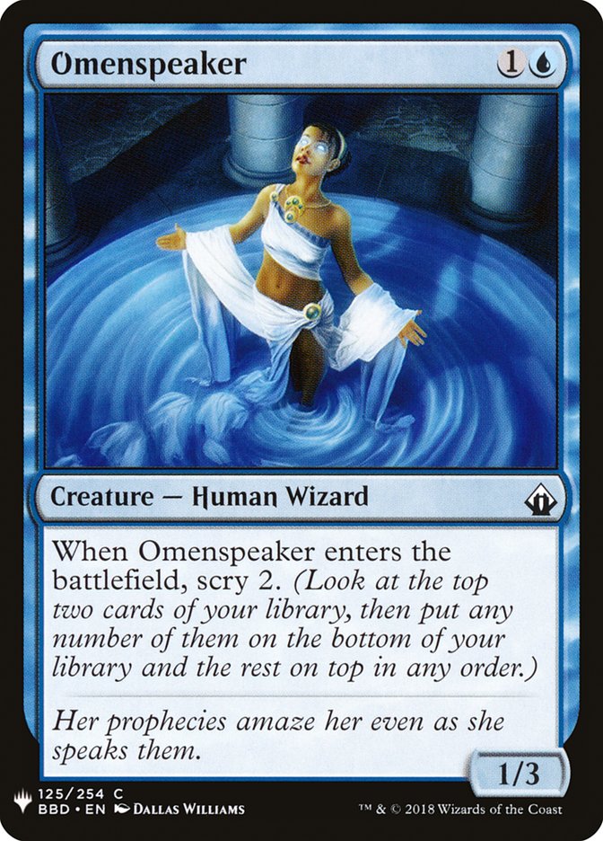 Omenspeaker [Mystery Booster] | Deep Dive Games St. Marys