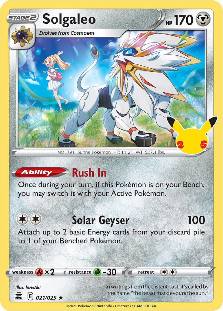 Solgaleo (021/025) [Celebrations: 25th Anniversary] | Deep Dive Games St. Marys