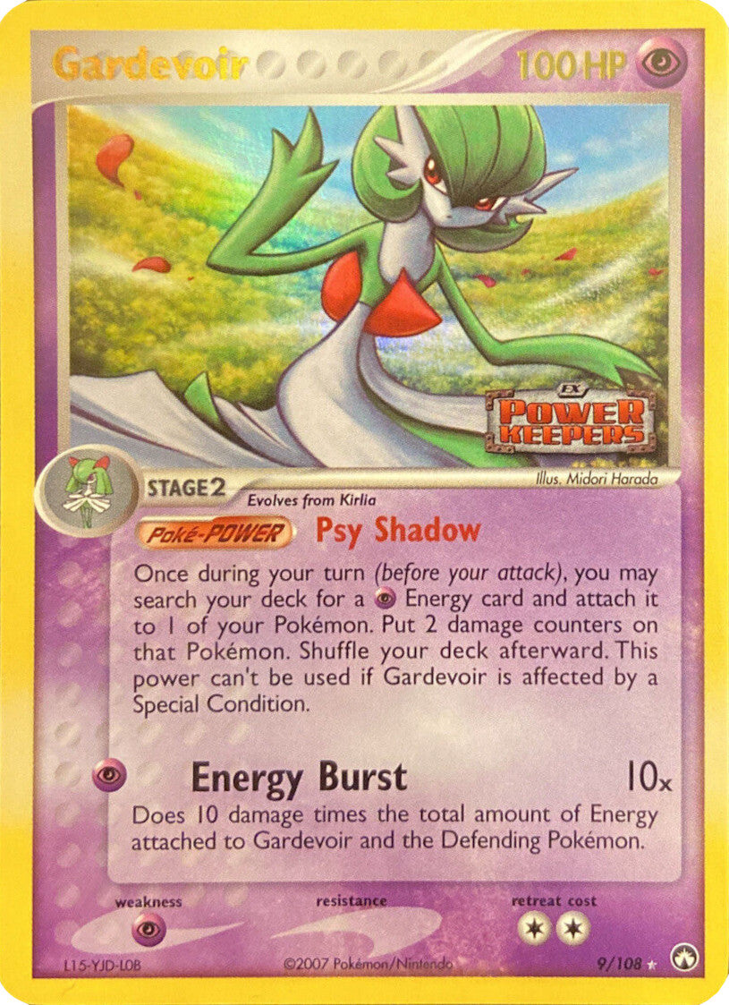 Gardevoir (9/108) (Stamped) [EX: Power Keepers] | Deep Dive Games St. Marys