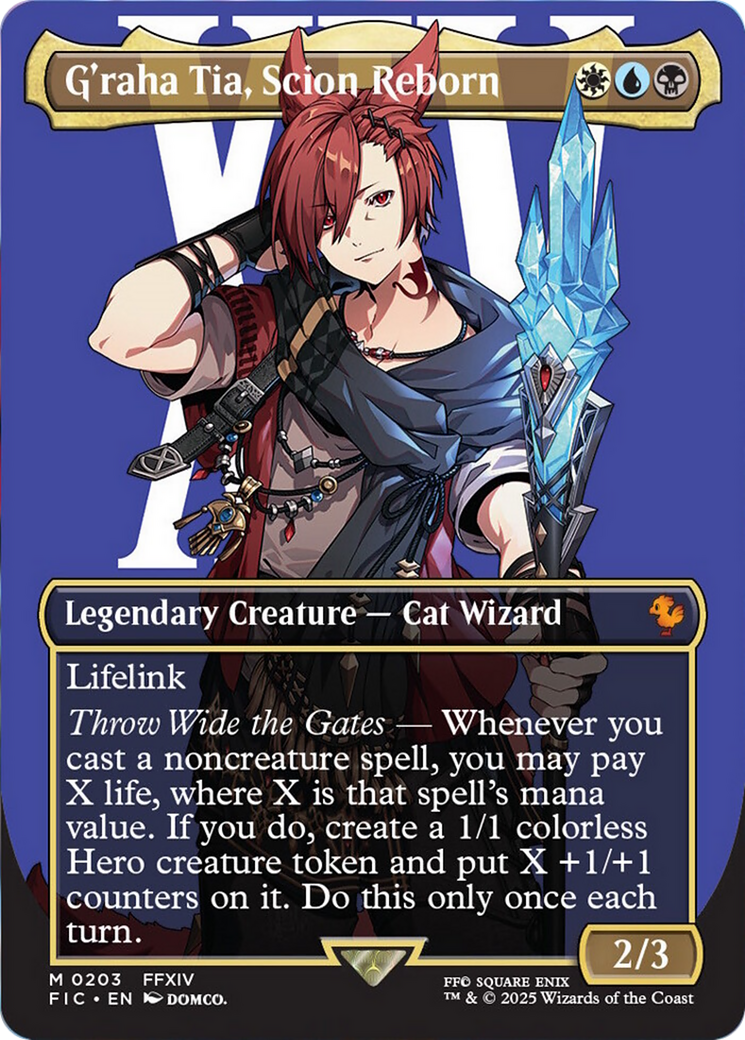 G'raha Tia, Scion Reborn (Borderless) [FINAL FANTASY Commander] | Deep Dive Games St. Marys