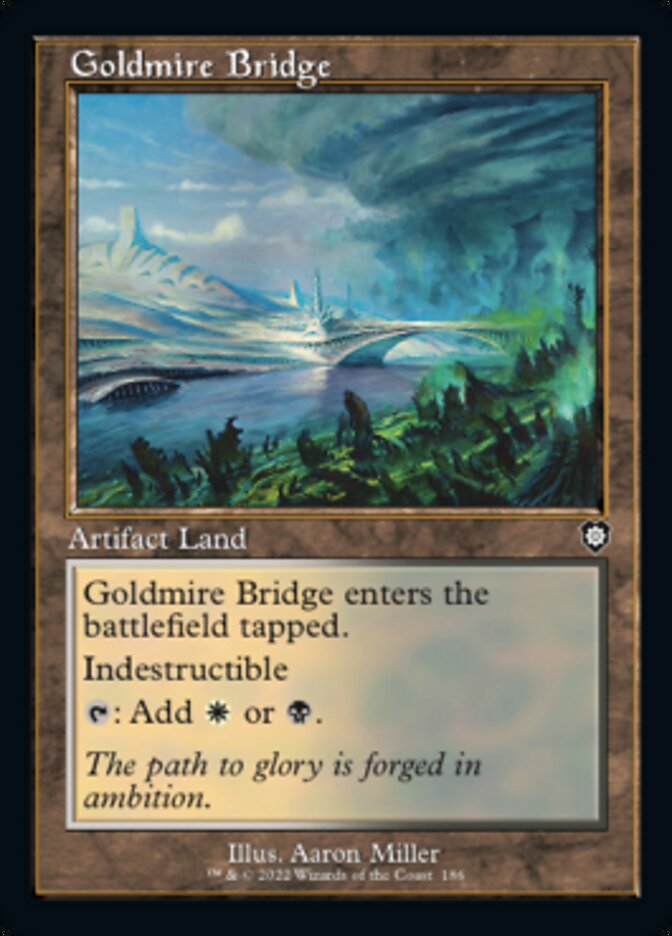 Goldmire Bridge (Retro) [The Brothers' War Commander] | Deep Dive Games St. Marys