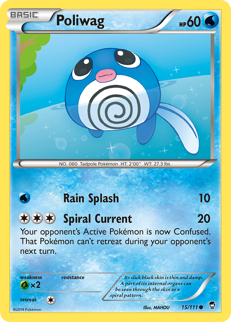 Poliwag (15/111) [XY: Furious Fists] | Deep Dive Games St. Marys